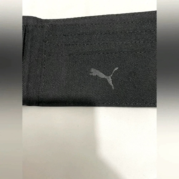 Puma men billfold black leather 11 pockets black sport lifestyle - Picture 5 of 7
